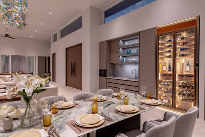 Beachfront new modern style 8-bedrooms villa on Kamala Millionaire's Mile (private beach; can be combined with neighbour’s  6bd villa)