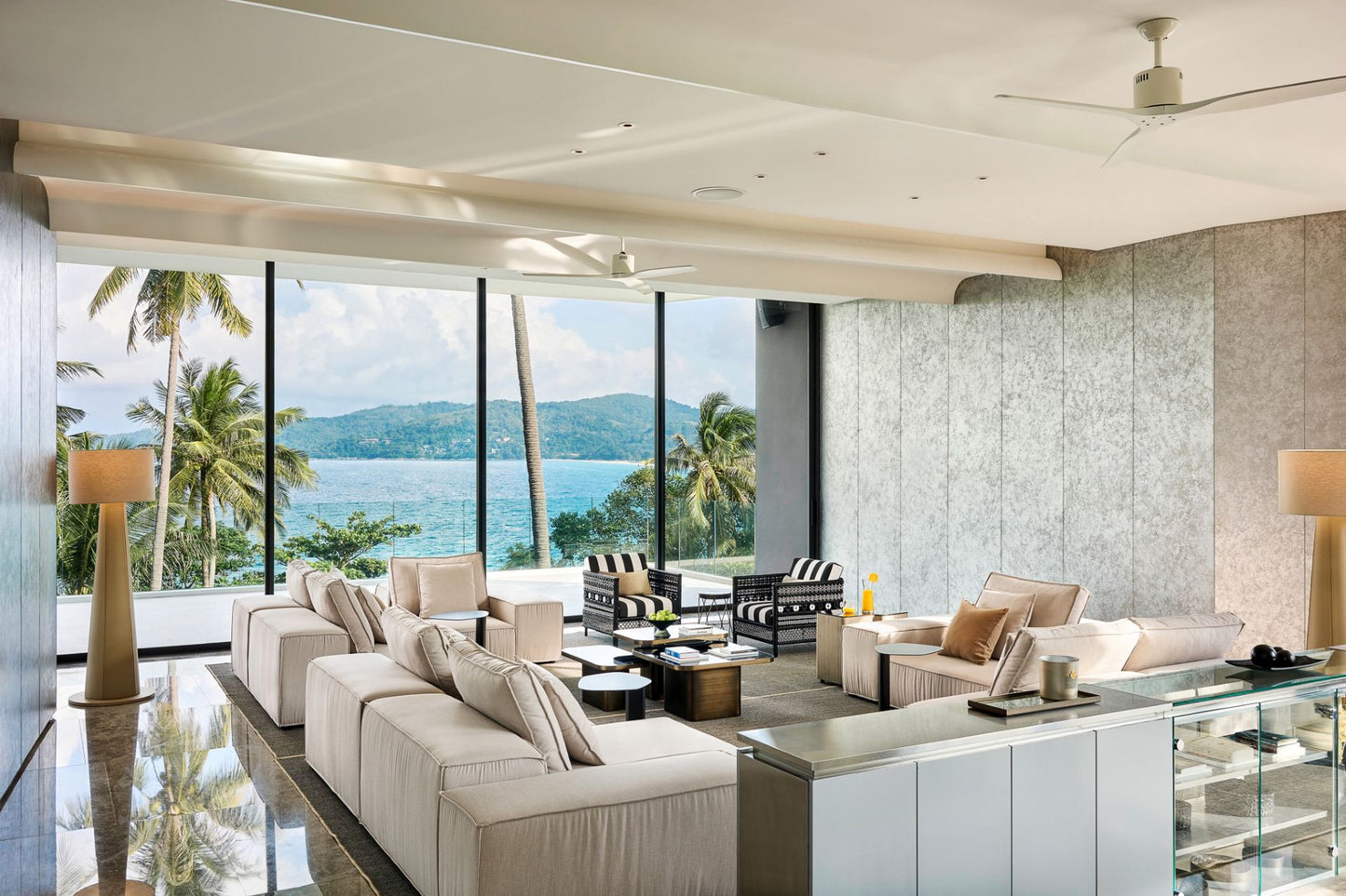 Seaview full service private 11-bedrooms villa in Kata beach (Poker room, dining room private chef japanese mediterranean and thai cuisine, makeup room, massage room, pickleball area, golf mini, cinema room, sundeck for yoga, private gym, kids pool)