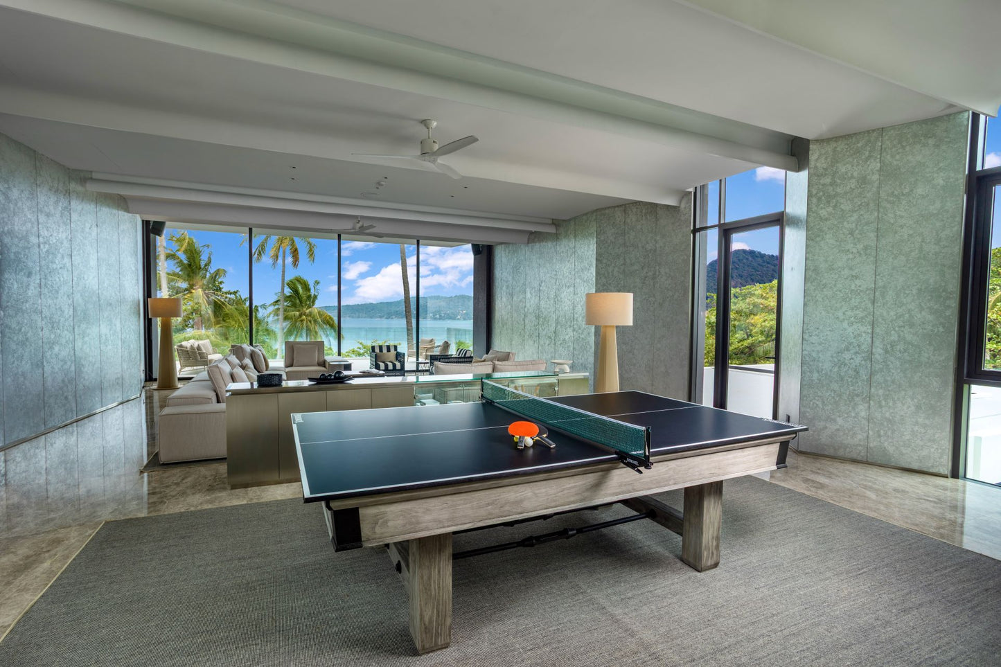 Seaview full service private 11-bedrooms villa in Kata beach (Poker room, dining room private chef japanese mediterranean and thai cuisine, makeup room, massage room, pickleball area, golf mini, cinema room, sundeck for yoga, private gym, kids pool)