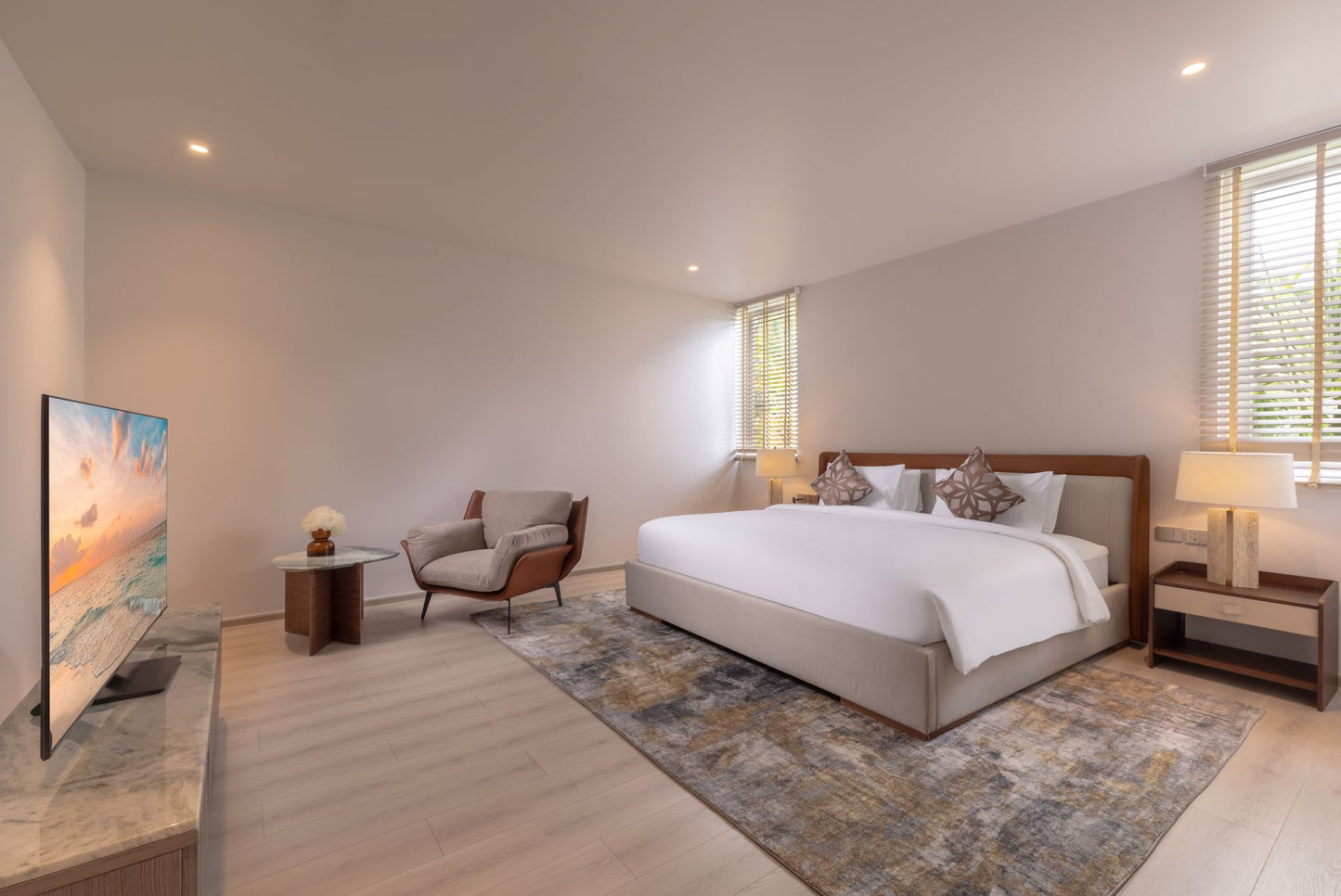 Beachfront new modern style 8-bedrooms villa on Kamala Millionaire's Mile (private beach; can be combined with neighbour’s  6bd villa)