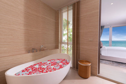 Beachfront new modern style 8-bedrooms villa on Kamala Millionaire's Mile (private beach; can be combined with neighbour’s  6bd villa)