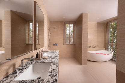 Beachfront new modern style 8-bedrooms villa on Kamala Millionaire's Mile (private beach; can be combined with neighbour’s  6bd villa)