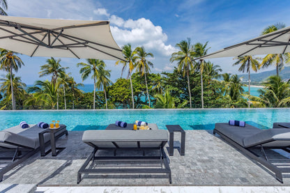 Seaview full service private 11-bedrooms villa in Kata beach (Poker room, dining room private chef japanese mediterranean and thai cuisine, makeup room, massage room, pickleball area, golf mini, cinema room, sundeck for yoga, private gym, kids pool)