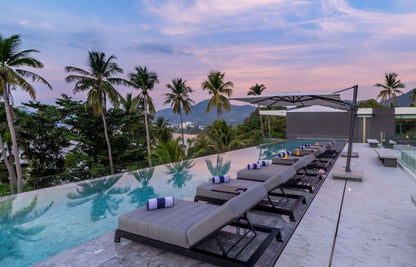 Seaview full service private 11-bedrooms villa in Kata beach (Poker room, dining room private chef japanese mediterranean and thai cuisine, makeup room, massage room, pickleball area, golf mini, cinema room, sundeck for yoga, private gym, kids pool)