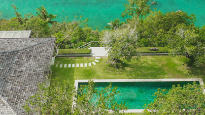 Seaview 6-bedrooms sunset side villa on the rock in Taling Ngam beach (up to 60 guest events, big bedrooms, clifftop infinity pool, private big gym, huge living room)