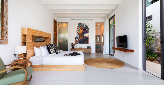 Seaview 6-bedrooms villa with 2 swimming pool in Chaweng beach Koh Samui REQUEST ONLY(private gym, game room, big living room)