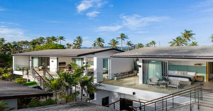 Beachfront 10-bedrooms villa in Natai beach (two 5-bd rooms villas next to each other, private beach, full service)