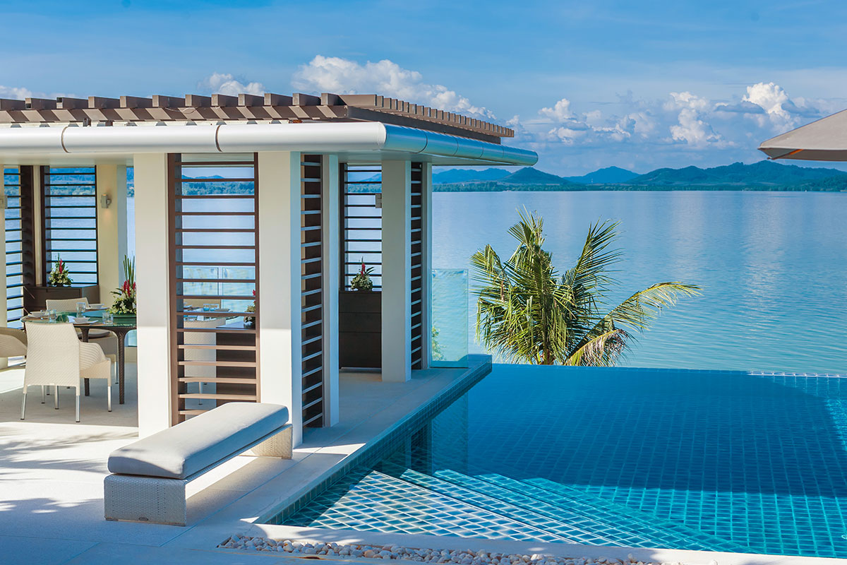 Seaview private 6-bedrooms villa in Cape Yamu (easy to travel by see from the villa, special place in nearby hotel for events)