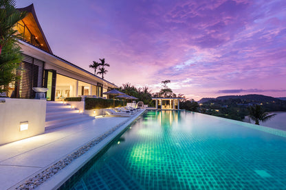 Seaview private 6-bedrooms villa in Cape Yamu (easy to travel by see from the villa, special place in nearby hotel for events)