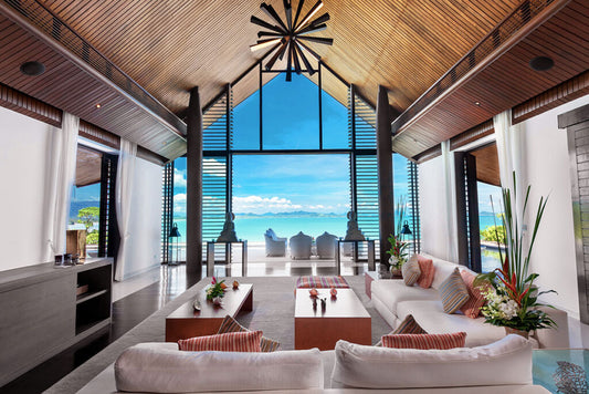 Seaview private 6-bedrooms villa in Cape Yamu (easy to travel by see from the villa, special place in nearby hotel for events)