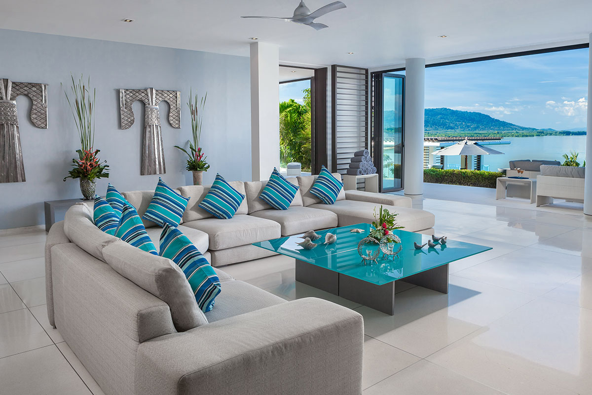 Seaview private 6-bedrooms villa in Cape Yamu (easy to travel by see from the villa, special place in nearby hotel for events)