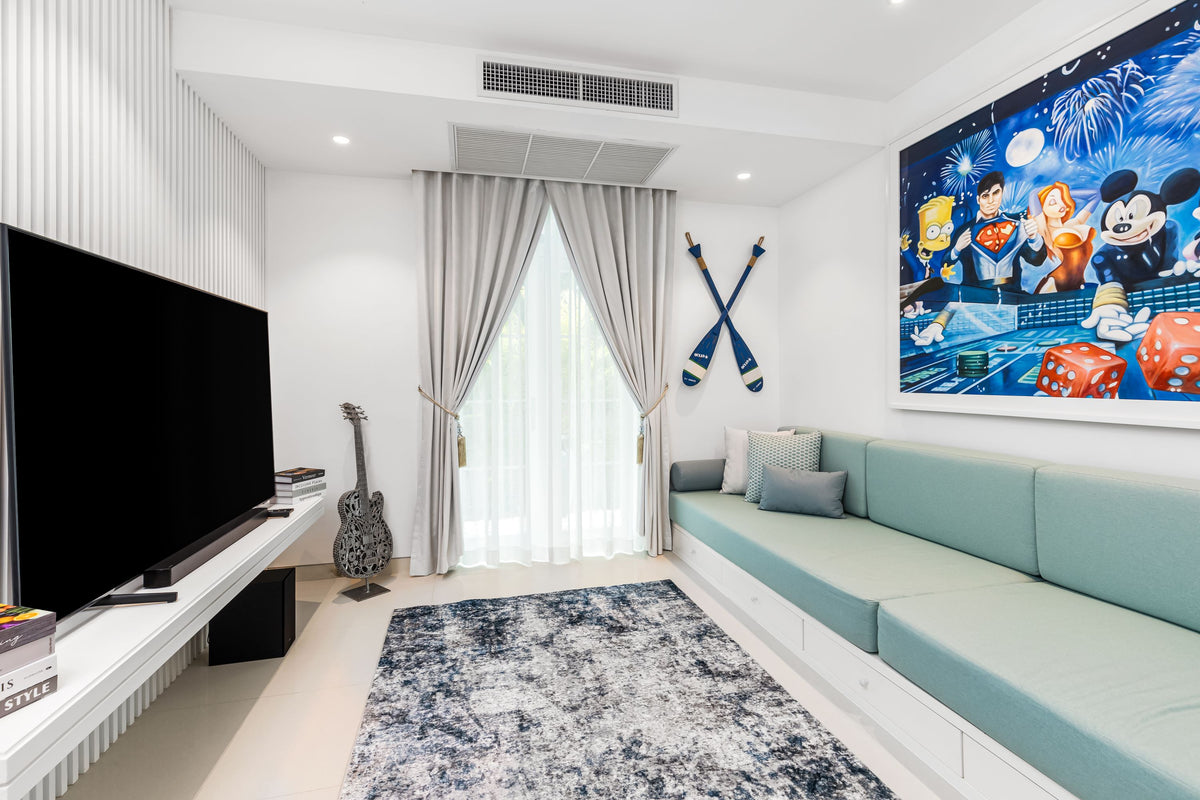 Beachfront family villa on Natai beach 6-bedrooms (4bd in main building, 2bd in guest house)
