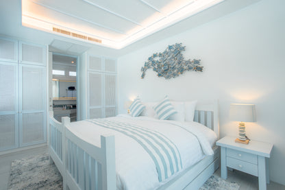 Beachfront family villa on Natai beach 6-bedrooms (4bd in main building, 2bd in guest house)