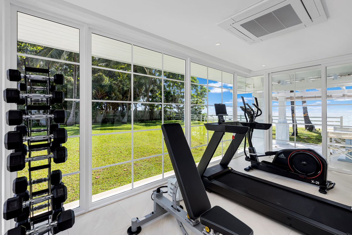 Beachfront family villa on Natai beach 6-bedrooms (4bd in main building, 2bd in guest house)