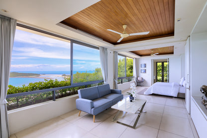 Seaview 5-bedrooms villa with infinity pool in Chaweng beach Koh Samui (private cinema, all service)