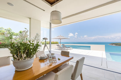 Seaview 5-bedrooms villa with infinity pool in Chaweng beach Koh Samui (private cinema, all service)