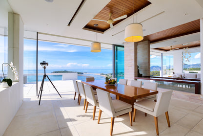 Seaview 5-bedrooms villa with infinity pool in Chaweng beach Koh Samui (private cinema, all service)