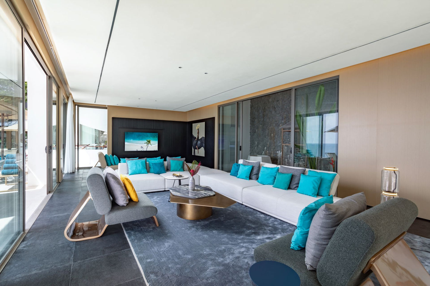 Seaview 12-bedrooms villa in Millionaire’s Mile Kamala beach (2 infinity pools, cinema, spa, gym, wine cellar)