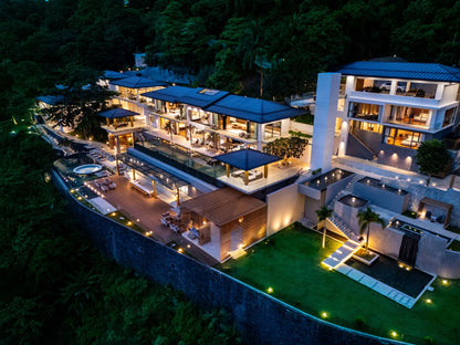 Seaview 12-bedrooms villa in Millionaire’s Mile Kamala beach (2 infinity pools, cinema, spa, gym, wine cellar)