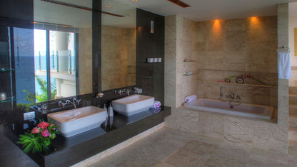 Seaview 6-bedrooms clifftop villa in Millionaire’s Mile Kamala beach (17.5 meters infinity pools with jacuzzi, private spa, fully staffed)