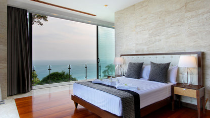 Seaview 6-bedrooms clifftop villa in Millionaire’s Mile Kamala beach (17.5 meters infinity pools with jacuzzi, private spa, fully staffed)