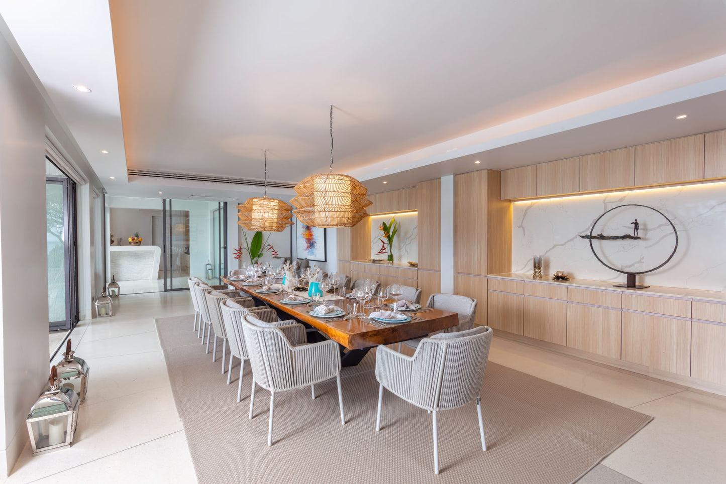 Seaview 7-bedrooms clifftop villa in Millionaire’s Mile Kamala beach (2 infinity pools, cinema, spa, gym, private chef)