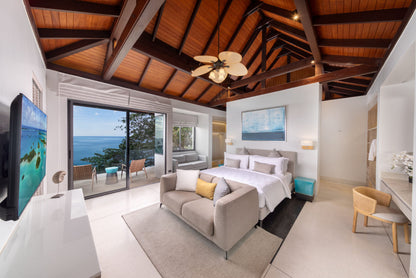 Seaview 7-bedrooms clifftop villa in Millionaire’s Mile Kamala beach (2 infinity pools, cinema, spa, gym, private chef)