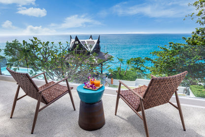 Seaview 7-bedrooms clifftop villa in Millionaire’s Mile Kamala beach (2 infinity pools, cinema, spa, gym, private chef)