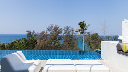 Seaview panoramic hillside 4-bedrooms villa in Surin beach (roof top, jacuzzi, 9-metre infinity pool, shade sala, fully staffed, thai chef)